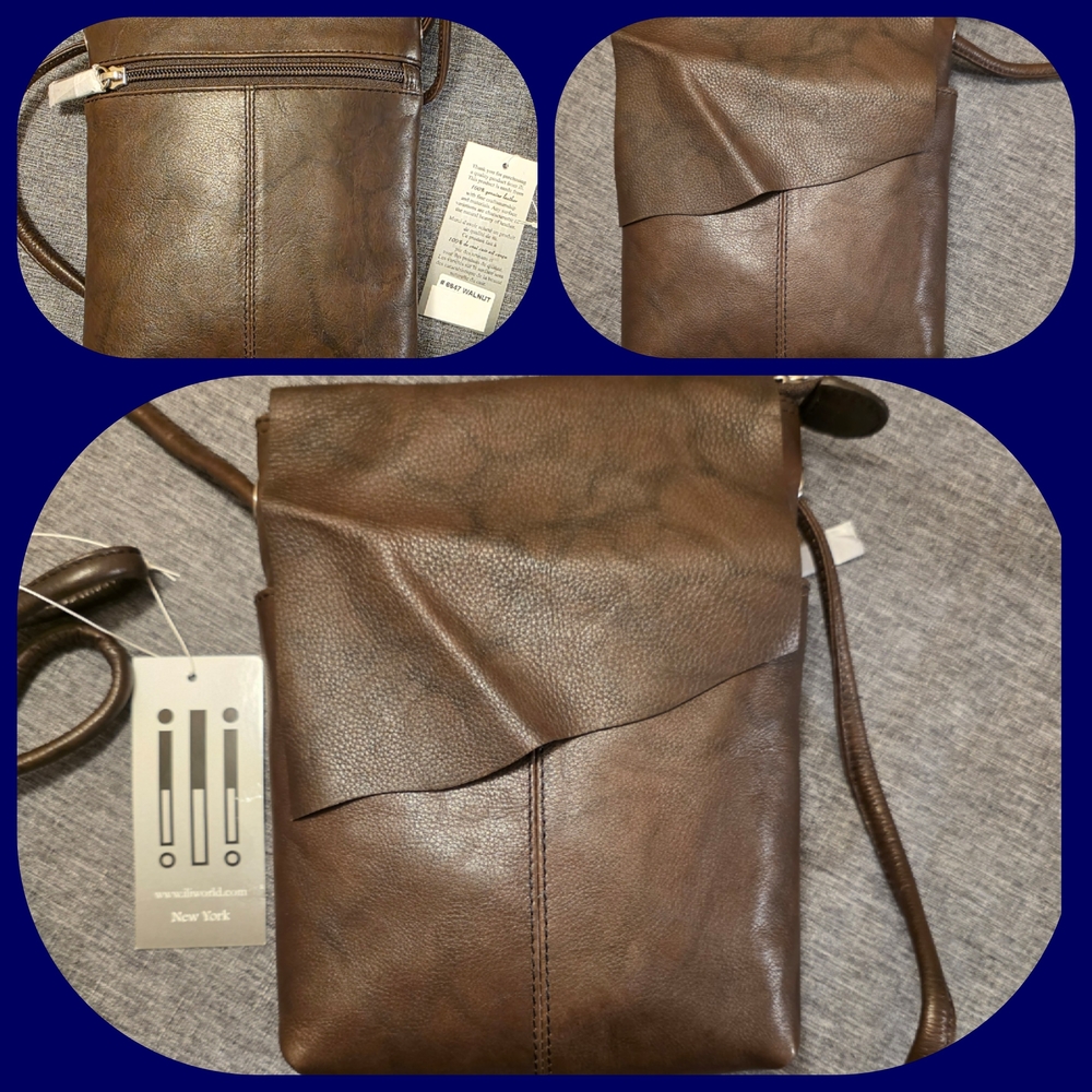 Brown Leather Crossbody Bag